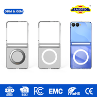 Coque de téléphone magnétique en TPU+PC certifiée CE pour Galaxy Z Flip8, anti-taches ultra-pur, ODM OEM, vente en gros
