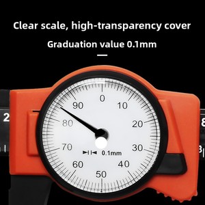 Calibrador de Plástico con Correa, Grado Industrial 0-150mm, Alta Precisión, Resistente al Aceite, No Magnético, Resistente a Arañazos, <span class=keywords><strong>Vernier</strong></span> - Product Image 2