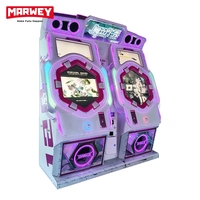 Marwey Nouvelle Machine de Danse d'Arcade de Luxe à Monnayeur pour Divertissement Intérieur, Jeu de Rythme et de Vitesse avec Musique