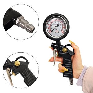 Manometri Meccanici Portatili con Tubo in Gomma, Misuratore di Pressione per Pneumatici Auto - Product Image 6