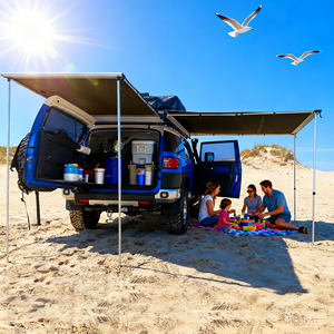 Auvent de tente latérale de voiture polyvalent et autonome pour le <span class=keywords><strong>camping</strong></span> au-delà de votre véhicule stationné - Product Image 2