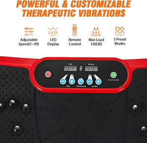 Yüksek frekans tüm vücut ev kullanımı için 150kgs egzersiz titreşim plaka platformu egzersiz makinesi lenfatik - Product Image 5