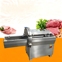 Mesin Pemotong Daging Babi Beku Otomatis Mesin Pemotong Daging Sapi Mesin Pemotong Steak Mesin Pengiris Ikan Kod Mesin Pengiris Daging Beku dengan Tulang