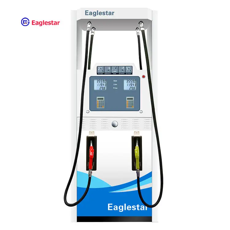 New Update EG5 4 Hose Self Service Petrol Fuel Pump Machine