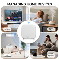 SIXWGH Tuya - Centro de Control Inalámbrico Multimodo para Hogar Inteligente, Alimentado por USB, Compatible con ZigBee 3.0 y BLE, Tipo C