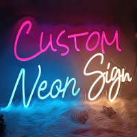 Enseigne de voiture néon LED illuminée en acrylique, forme personnalisable pour entreprises, extérieur