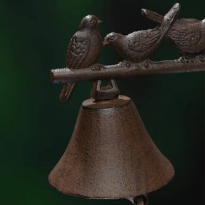 Made In China Vintage Glocke Hausgarten Dekoration Gusseisen Geschenk Türklingel - Product Image 5