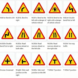 <span class=keywords><strong>Señales</strong></span> <span class=keywords><strong>de</strong></span> Seguridad Vial Reflectantes Estándar Internacionales, Paquete <span class=keywords><strong>de</strong></span> <span class=keywords><strong>Señales</strong></span> <span class=keywords><strong>de</strong></span> Advertencia para Túneles, Cruces <span class=keywords><strong>de</strong></span> Vía Férrea y Pendientes - Product Image 2