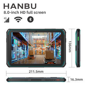 Tablet <span class=keywords><strong>industrial</strong></span> impermeável robusto Android 8 polegadas Touch Screen com processador MTK - Product Image 2