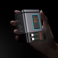 Station de charge sans fil QI2 105W 7-en-1 avec câble de charge rétractable et multiprise USB-C – Modèle 2026