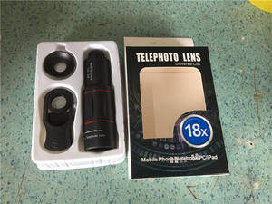 Objectif de téléphone télescope vert 18x, pour iphone samsung xiaomi, avec mini trépied et clip - Product Image 6