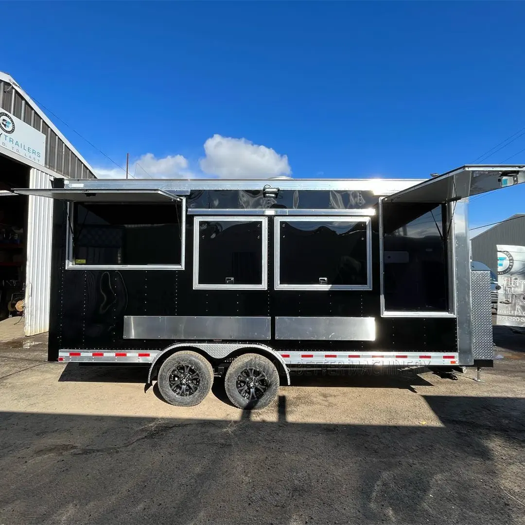 Restaurant Pizza Supplies Food Cart Hot Dog Cart Ice Cream Kiosk Food Truck Trailer Coffee Shop Food Truck With Full Kitchen