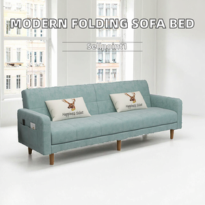 Canapé-<span class=keywords><strong>lit</strong></span> en tissu moderne, élégant et au <span class=keywords><strong>design</strong></span> unique, avec cadre en bois, pivotant et rétractable, pour la famille, la chambre, l'appartement, l'hôtel - Product Image 3