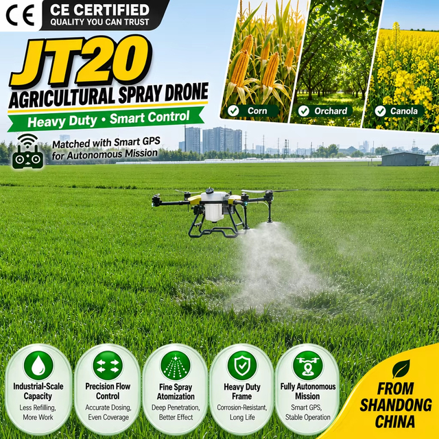 Commercial Agriculture Drone Field Spraying UAV Advanced Crop Care Crop Monitoring Field Survey Equipment for Orchard Crop Care