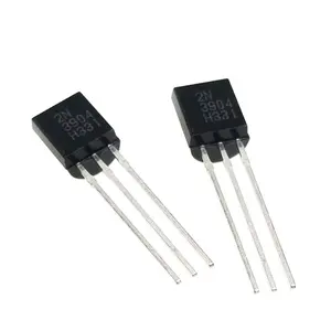 Komponen elektronik chip IC sirkuit terpadu NPN transistor daya 0,2a/40V 3904 TO-92 2N3904 suku cadang elektronik