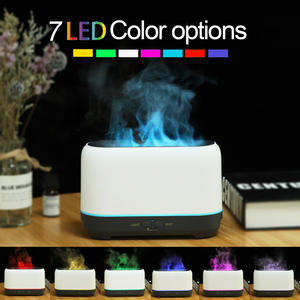 Diffuseur d'arômes ultrasonique, humidificateur à flamme, 200ml, lumière LED USB, pour la maison et le bureau - Product Image 3