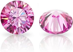 Piedras de Moissanita Creadas en Laboratorio, Color Claro, Varios Colores Disponibles, Corte Brillante, 0.3-4ct, Claridad VVS1, Gemas para Joyería - Product Image 1