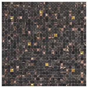 Foshan Factory New Trend Waterproof Moisture-Proof 3d Glass Mosaic Tile For Pool Or Kitchen Wall Decor