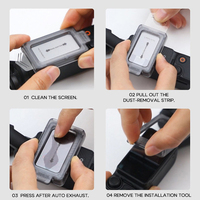 Protection d'écran facile à installer pour DJI Pocket 3, protecteur d'objectif de caméra en verre trempé AR avec cadre d'alignement sans poussière