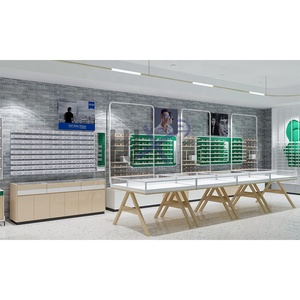 Présentoir de magasin optique LUX Vitrine murale de lunettes élégante pour la décoration de magasin d'optique de mode - Product Image 5