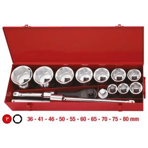 KS TOOLS Jeu de douilles 1 ", 14 pièces - Product Image 2