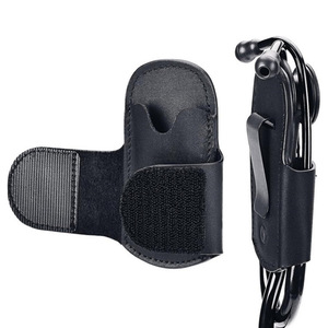 Étui pour stéthoscope portable en cuir PU, fermeture Velcro, 20x10.5cm, housse de protection pour usage médical - Product Image 1