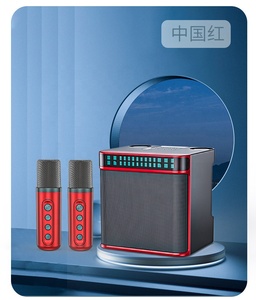 YS223 Altavoz Inalámbrico Recargable para Fiestas al Aire Libre, Reproductor de Música Portátil, Altavoz de Karaoke con Micrófono Inalámbrico para Fiestas en Casa, KTV - Product Image 3