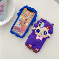 Coque arrière 3D en silicone pour téléphone portable, pour fille Iphone 6 7 8 Plus X XS XR 11 12 13 14 15 Pro MAX