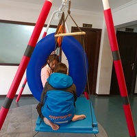 Juguetes Educativos Tempranos, Juguetes de Equilibrio Vestibular, Entrenamiento Sensorial en Interiores, Columpio Inflable con Forma de Neumático, Columpio Sensorial para Venta al por Mayor