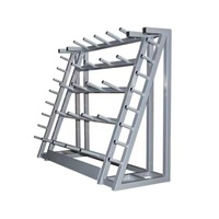 Équipement de fitness très vendu, entraînement musculaire, rack de rangement pour plaques de poids de salle de sport, poids Lesmill, 20 ensembles de rack pour plaques de barre