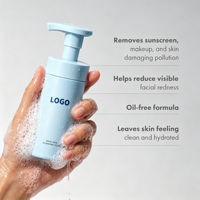 Mousse Nettoyante Visage à Pompe Triple Ferment Filtrate Formule Composée à Base d'Acides Aminés et de Savon, Contrôle du Sébum avec SOD et Lysozyme