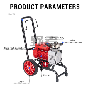 Pulverizador de pintura eléctrico de alta potencia <span class=keywords><strong>profesional</strong></span> de 220V al por mayor, máquina de recubrimiento de pintura de látex DIY sin aire <span class=keywords><strong>para</strong></span> presión Industrial - Product Image 6