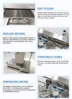 Veterinary Electric Scissor Lift Stainless Steel Operating Table With Infusion Pole for Pet Clinic Surgery and Examination