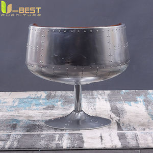 <span class=keywords><strong>Fauteuils</strong></span> de salon vintage industriels rétro en métal pivotants en aluminium, <span class=keywords><strong>fauteuils</strong></span> de salon, cadeiras sala estar, meubles - Product Image 3