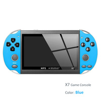 Console de jeu portable X7 de 4,3 pouces, console de jeu vidéo rétro portable, 15 000 modèles, multifonctionnelle, pour cadeaux d'enfants