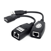 USB 2.0 bis RJ45 über Cat5 Cat5e Cat6 Extender Repeater Kabel kabel adapter