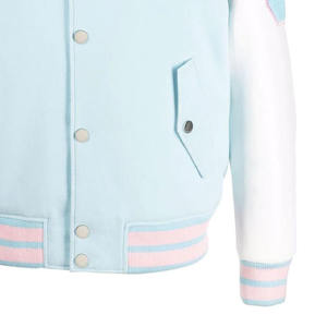 Chaquetas universitarias de béisbol para hombre, fabricante de chaquetas varsity de lana y cuero transpirables, personalizadas, de talla grande, para invierno. - Product Image 2