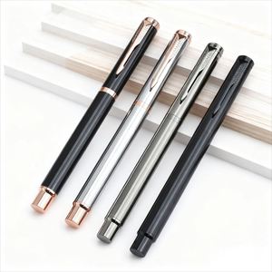 Business Luxury Metal Gel <b>Pen</b> with Custom Logo Slim Signature Blue 0.5mm Writing Width Gift <b>Pen</b> for Corporate Events - Product Image 3