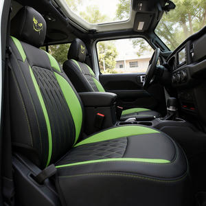 <span class=keywords><strong>Coprisedili</strong></span> in Pelle Personalizzati con Logo Ricamato per Wrangler Jeep Chevrolet GMC Subaru, Produzione all'Ingrosso GANE - Product Image 4