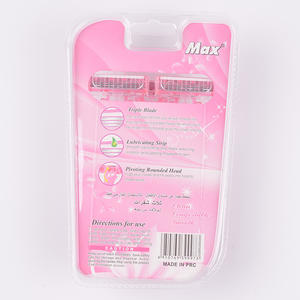 Hotel <span class=keywords><strong>3</strong></span> lame in acciaio inox una volta lamette da rasoio per le donne - Product Image 6