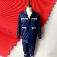 Tissu en gabardine de polyester de couleur personnalisée pour la fabrication d'uniformes et de vêtements promotionnels sur mesure
