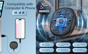 Grabadora magnética activada por voz de 128G con 1600 horas de almacenamiento de grabación Grabadora de audio en el USB-C Dispositivo de escucha portátil MP3 - Product Image 4