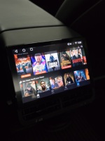 Écran arrière R89 Plus pour Tesla Model Y Model 3, écran de divertissement Android multimédia avec Disney Plus pour mise à niveau Tesla