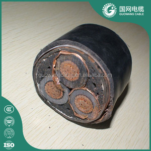 Câble d'alimentation souterrain moyenne tension GUOWANG 3.6/35KV <span class=keywords><strong>U1000RO2V</strong></span>, conducteur en cuivre, isolation XLPE, gaine en PVC, Henan Chine - Product Image 6