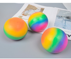 ของเล่นบีบ TPR สีรุ้ง OEM/ODM ของเล่นบีบคลายเครียดแบบกำหนดเองสำหรับเด็กอายุ 5-7 ปี ช่วยลดความวิตกกังวลและคลายความเครียด - Product Image 2