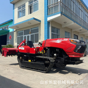 Farm <b>Cultivator</b> 50 60 Hp Gasoline Engine Multifunctional Red With Sprayer Attachment For Field Work - Product Image 3