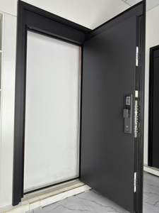 <span class=keywords><strong>Porte</strong></span> de sécurité en aluminium minimaliste antivol <span class=keywords><strong>blindée</strong></span> <span class=keywords><strong>avec</strong></span> surface finie pour appartement et usage extérieur - Product Image 4