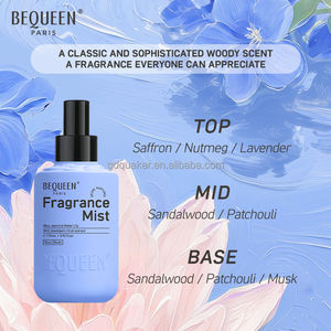 BEQUEEN mavi Lotus koku Mist nem alkol ücretsiz tatlı uzun ömürlü koku parfüm sprey lüks saç & vücut spreyi - Product Image 4