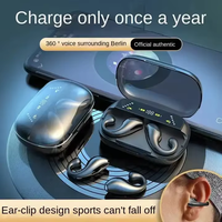Casque audio à conduction osseuse Y99, très vendu, pour la course à pied et le sport, ultra longue autonomie, écouteurs Bluetooth