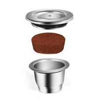 Capsules de Café Rechargeables en Métal Nespresso de Haute Qualité, Filtres à Café Réutilisables en Acier Inoxydable